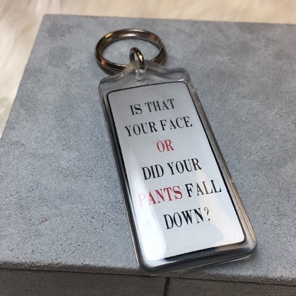 Vintage Accessories - Vintage 80’s NWOT Deadstock Funny Insult Keychain